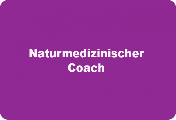 Naturmedizinischer Coach