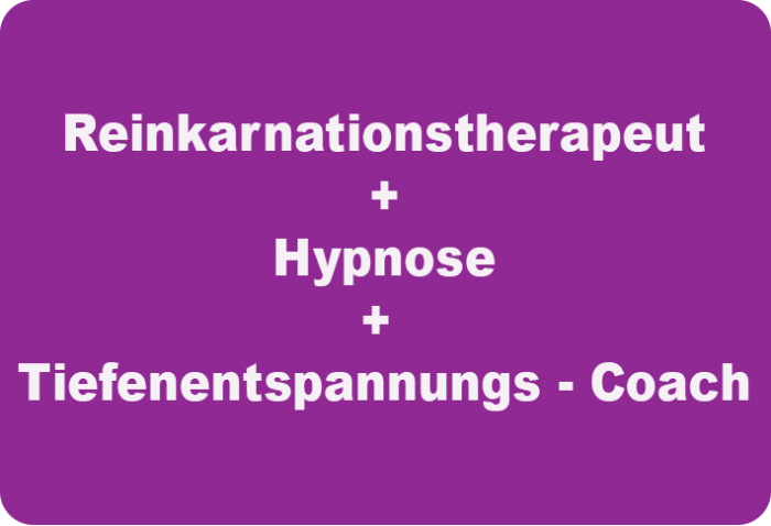 Hypnos+ Tiefenentspannungs-Coach + Reinkanationstherapeut